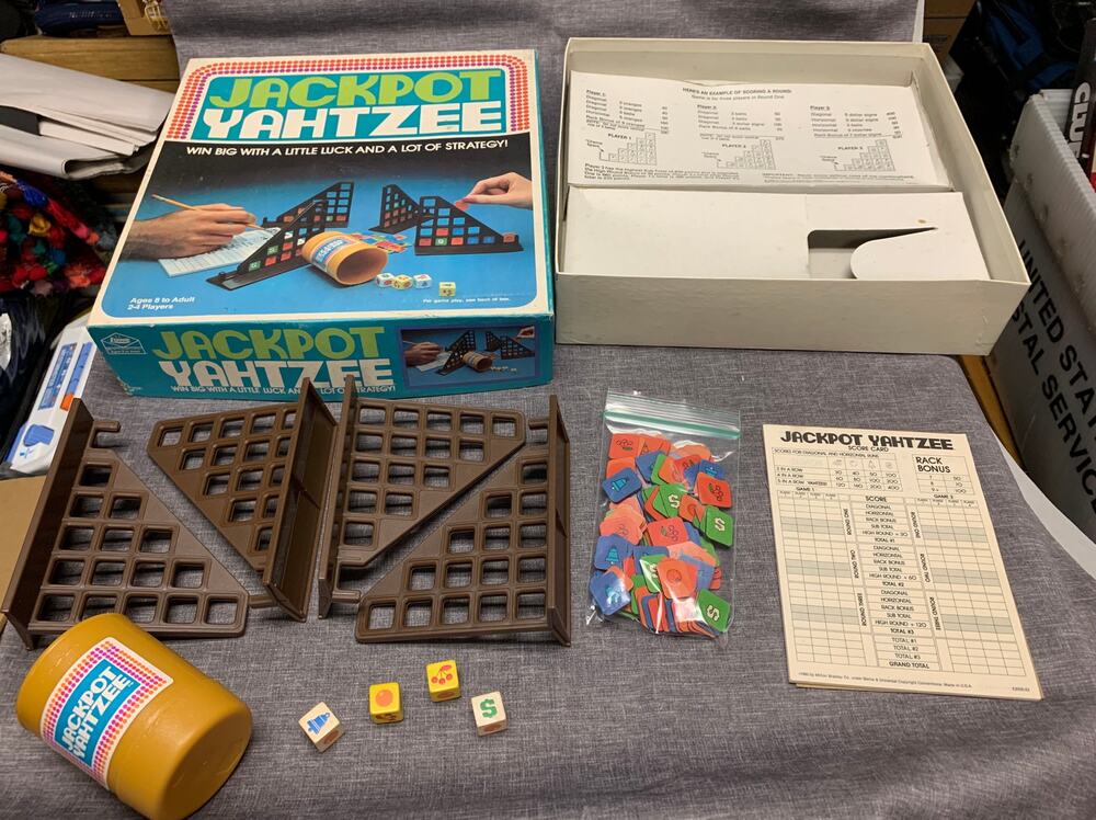 Vintage Board Game - Jackpot Yahtzee - 1980 - Gently Played